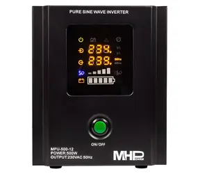 Carspa MHPower MPU-500-12 / Napäťový menič / UPS / 500 W / čistý sínus / 12V