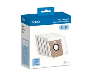 TP-LINK Tapo RVA210 / Jednorazové vrecká na prach / 5 ks / 3 l / pre Tapo RV50 Omni a RV50 Pre Omni
