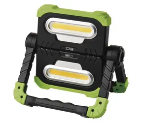 GP MET P4536 čierno-zelená / Pracovné svietidlo / nabíjací / 2000 lm / 2x COB LED / Li- ION 8000 mAh