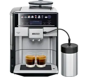 Siemens EQ.6 PLUS s700 TE657M03DE nerez-čierna / Automatický kávovar / 1,7 l