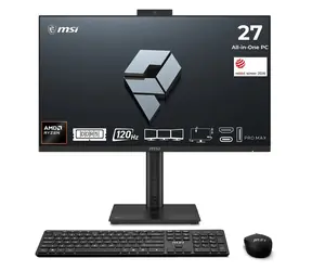 MSI PRE MAX 27TP Z 8MG-002XEU čierna / All-in-one počítač / 27 "FHD T / AMD RYZEN 7 255 / 16GB / 512GB SSD / Bez OS