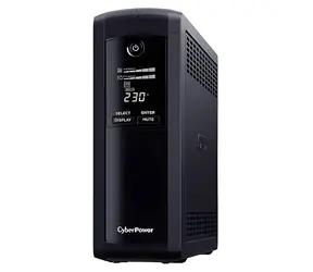 CyberPower Value Pro GreenPower čierna / UPS / 1200 VA / 720 W / Line-interactive / 8x IEC C13 / LCD