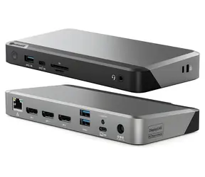 Alogic DX3 Triple 4K vesmírne šedá / Dokovacia stanica / USB-C / PD 100W / 3x 4K displej