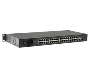 LevelOne PoE+ switch 32x FE PoE+ 250W 19"