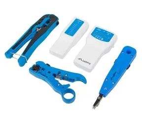 Lanberg Sada náradia na inštaláciu LAN sietí / Inštalačné náradie / RJ-45 / RJ-11 / prenosný kufrík