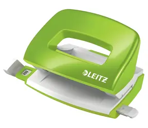 Leitz NeXXt 5060 zelená / Mini dierovač / do 10 listov / A4, A5, A6