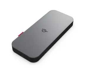 Lenovo Go Wireless Mobile Power Bank 10000 mAh čierna / Powerbanka / 30W / 1x USB-C (F) / 1x USB-C (M) / Qi 15W / PD3.0