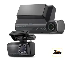 Mio MiVue 956WD Dual / Kamera do auta / 4K 2160p + Full HD / GPS / Wi-Fi / microSD / predná aj zadná kamera
