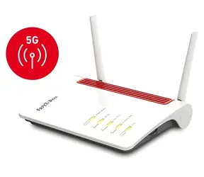 AVM FRITZ! Box 6850 5G / 5G Router / MiniSIM / Wi-Fi 5 / 2,4 a 5 GHz / 4X LAN / USB 3.2