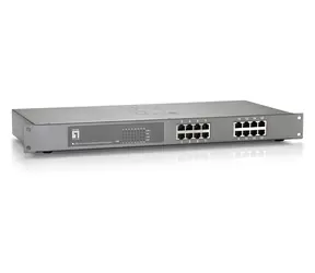 LevelOne FEP-1612 / Switch / 16x FE PoE + / 480 W PoE / 19 "kov
