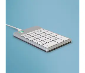 R-GO Tools Numpad Break biela / Numerická klávesnica / drôtová / USB / 1,5 m kábel