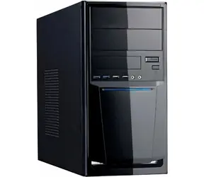 Linkworld 7271-23 čierna / Počítačová skriňa / Midi Tower / USB 3.0 / bez zdroja