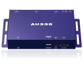 BrightSign AU335 modrá / Prehrávač digital signage / Dolby Atmos / LAN / USB prehrávanie
