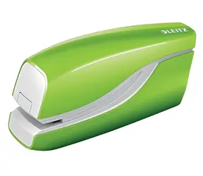 Leitz NeXXt Wow 5566 zelená / Elektrická zošívačka / Kapacita 10 listov / Batériové napájanie