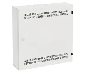 Solarix LC-18 biela / Nástenný dátový rozvádzač / 550x550x150 mm / lišty 2U, 4U, 11U / IP20