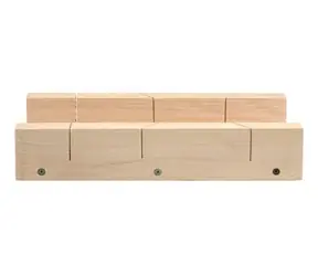 Vorel Pokosová kocka na rezanie uhlov 450x110 mm / Pokosová kocka / tvrdé drevo / uhly 45° a 90°