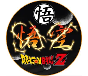 SuperDrive Dragon Ball Z / Ochranná podložka na podlahu / pre herné stoličky / priemer 100 cm