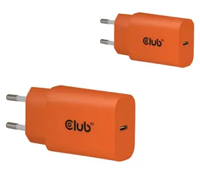 Club3D CAC-3023 oranžová / Nabíjačka USB-C / 2-pack / 30W / Power Delivery
