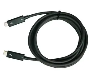 QNAP CAB-TBT315M-40G / Kábel Thunderbolt 3 / 40 Gbit/s / 1,5 m / čierny