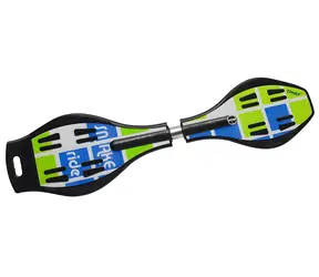 RULYT Waveboard TRULY THUNDER modro-bielo-zelená / Nosnosť 80 kg / Kolieska PU 88A 80x24mm / Ložiská ABEC 5