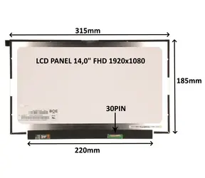 SIL LCD panel 14,0" FHD matný IPS / LCD panel pre notebook / 1920x1080 / 30 pin / bez úchytov