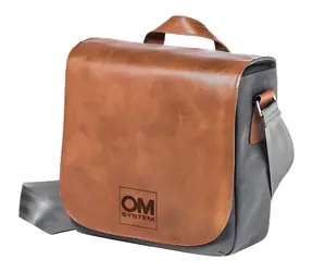 OM System OM-D Messenger Bag Leather Mini / Taška na fotoaparát / pravá koža / vr. popruhu