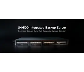 TerraMaster U4-500 / NAS / 1U Rack / 4X SATA HDD / SSD / Intel Core i3-1215U / 8GB DDR5 / 2x 10GbE / Diskless
