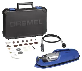 Dremel 3000-1/25 sivá / Multifunkčné náradie / 25 dielov / 33000 ot/min / 130 W / ohybný hriadeľ