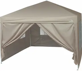 Cattara PALACE béžová / Párty stan / Nožnicový skladací / 3 x 3 m / Výška 2,5 m / Vodeodolný