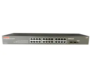 Longshine LCS-GS9126 / Switch / 24× GE / 2× SFP / Unmanaged / 1U