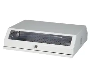 EFB 691703VWS biela / Nástenný rozvádzač / 19" / 3U vertikálne + 5U horizontálne / oceľ