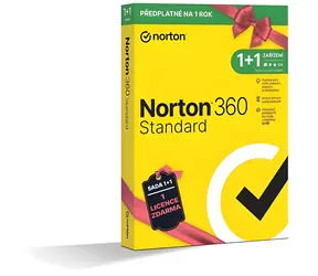Norton 360 Standard / Antivírusový softvér / 1 zariadenie / 10 GB úložiska / 1 rok / 1+1 zadarmo