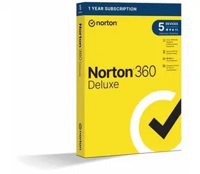 Norton 360 Deluxe / Antivírusový softvér / 5 zariadení / 50 GB úložiska / 1 rok / CZ