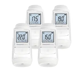 Honeywell Home EvoHome EVO-TRV4 / Termostatická hlavica / 4 ks / bezdrôtová