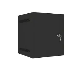 Lanberg WF10-2306-00B čierna / Nástenná skriňa / 10" / 6U / 280×310 mm / kovové dvere / flat pack