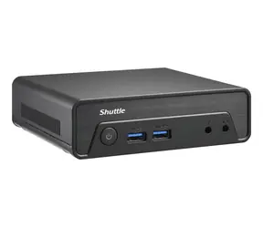 Shuttle NE10N / Mini PC barebone / Intel N100 / SO-DIMM DDR4 / M.2 SSD / pasívne chladenie