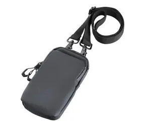TROIKA Black Smartbag čierna / Taška na telefón cez rameno / IPX4 / nastaviteľný popruh