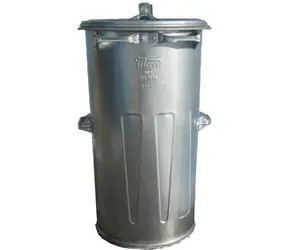 Meva Popolnice 110 l guľatá / Popolnice / 55 × 87 × 55 cm