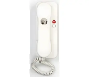 TESLA DT 85 biela / Domáci telefón / Bzučiak / 1x tlačidlo el. zámku