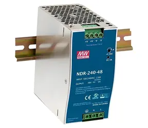 Mean Well NDR-240-48 / Priemyselný napájací zdroj / 48V / 240W / DIN lišta