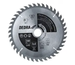 Dedra H40060 / Pílový kotúč pre kotúčové píly / Priemer 400x30 mm / Počet zubov 60 / Slinutý karbid