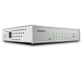Lindy Gigabit Switch 8- Port čierna