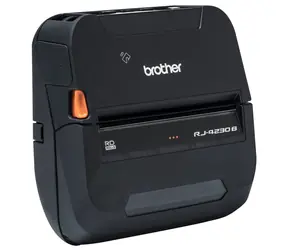 Brother RJ-4230B čierna / Mobilná tlačiareň štítkov / 4" / Priama tepelná tlač / 203 dpi / USB / Bluetooth / NFC
