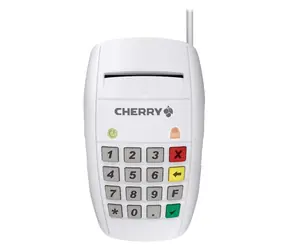 Cherry SMART Terminal ST-2100 biela / Čítačka čipových kariet / USB / PIN pad 16 kláves / CCID