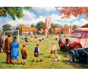 GIBSONS Puzzle Pohľad od postrannej čiary / 2x500 dielikov / 49x35 cm