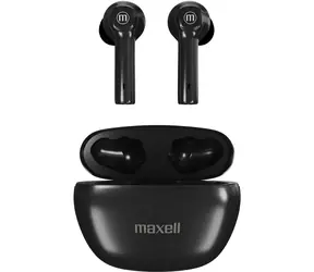 Maxell EB-BTDY+ DYNAMIC+ čierna / Slúchadlá / TWS / Bluetooth 5.3 / Dobíjacie puzdro USB-C / Výdrž 4 h