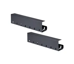 StarTech káblový žľab pod stôl čierna / Káblový žľab / oceľ / 530×110×130 mm / nosnosť 5 kg