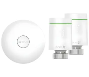 Ezviz CS-T55/A3-A / Sada termostatických hlavíc / Zigbee 3.0 / Wi-Fi brána A3 / 2x hlavica T55