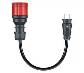 go-e adaptér CH-04-30 CEE16 3F na 230V zásuvku čierny / Adaptér / Pre Gemini flex a HOME + 11 kW / Dĺžka 30 cm