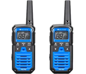 Midland XT50 PRO modrá / Vysielačka / Sada 2 ks / 84 kanálov / VOX / IPX2 / PMR 446 MHz
